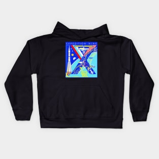 Black Panther Art - NASA Space Badge 74 Kids Hoodie